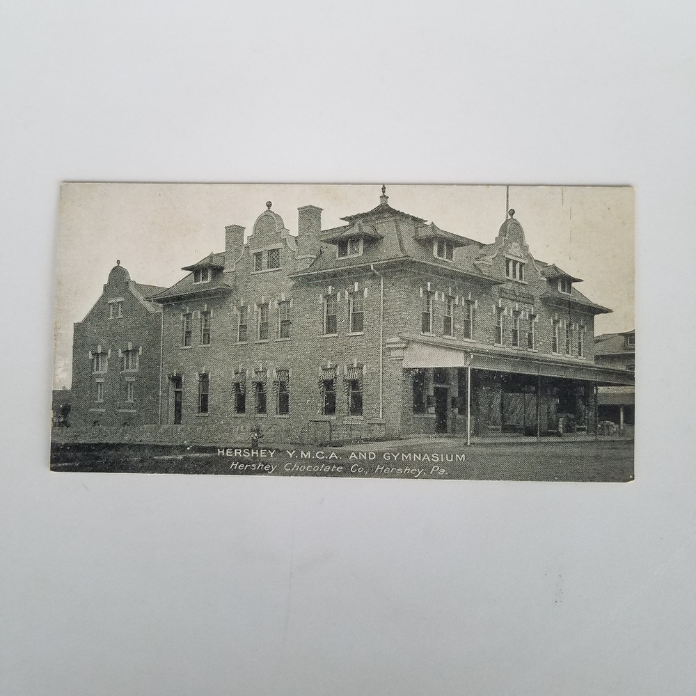 C1910s Hershey, Pennsylvania "HERSHEY Chocolate Y.M.C.A. AND GYMNASIUM" Postcard